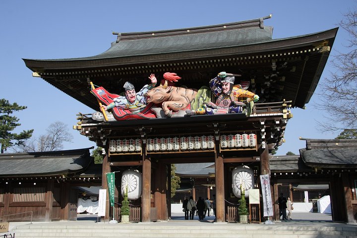 寒川神社 神門