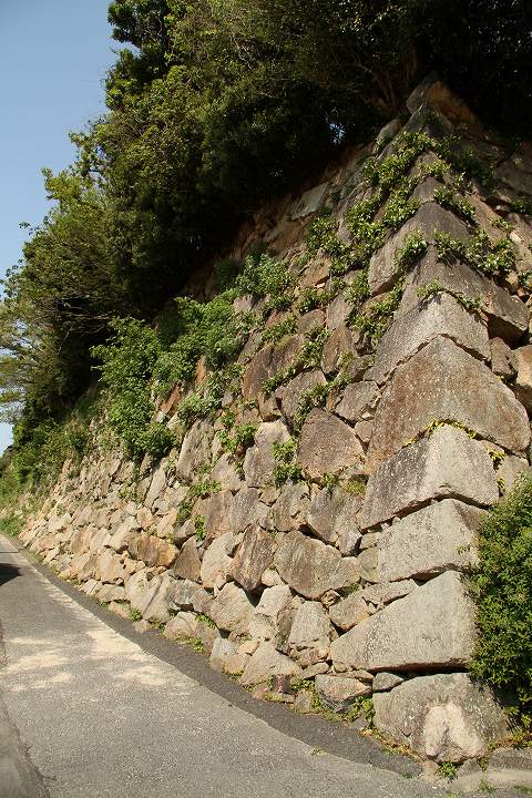 櫛崎城 石垣