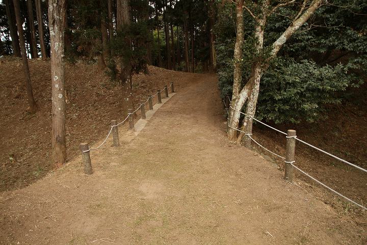 坂田城 土橋