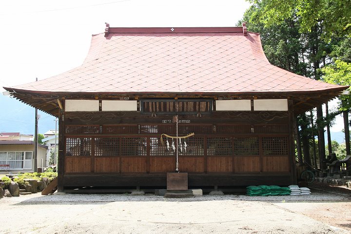 荒尾・田中神社 拝殿